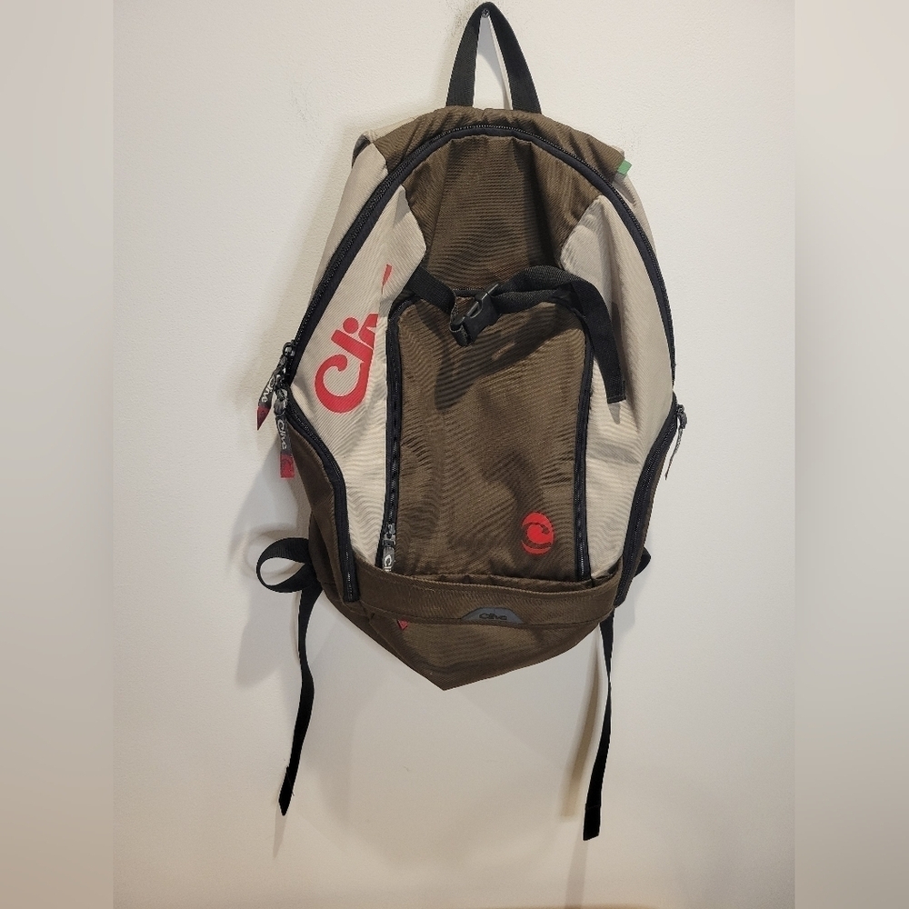 Clive skateboarding snowboarding brown/black backpack